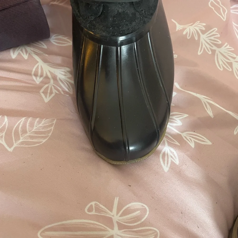 Sperry Black Women's Duck Boots